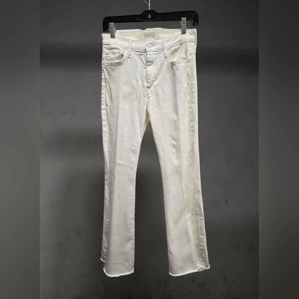 MOTHER Cream Denim Jeans